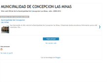 Tablet Screenshot of municoncepcionlasminas.blogspot.com