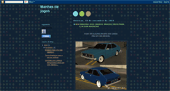 Desktop Screenshot of manhasdejogosgw.blogspot.com