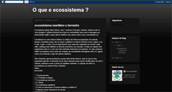 Desktop Screenshot of fabricio-ecossistema.blogspot.com