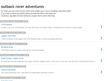 Tablet Screenshot of outbackrover.blogspot.com