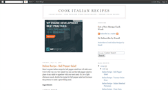 Desktop Screenshot of cookitalianrecipes.blogspot.com