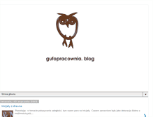 Tablet Screenshot of gufopracownia.blogspot.com