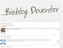 Tablet Screenshot of bibliotheekdeventer.blogspot.com