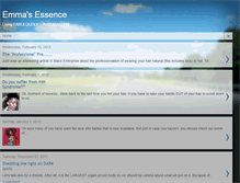 Tablet Screenshot of emmasessence.blogspot.com