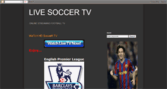 Desktop Screenshot of livesoccer-tv.blogspot.com