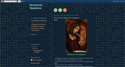 Desktop Screenshot of nocturnosvampiros.blogspot.com