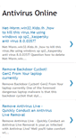 Mobile Screenshot of antivirusonlines.blogspot.com