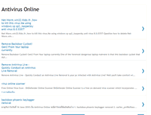Tablet Screenshot of antivirusonlines.blogspot.com