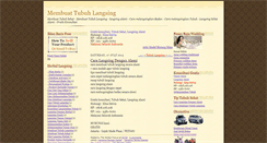 Desktop Screenshot of membuattubuhlangsing.blogspot.com