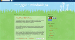 Desktop Screenshot of mingguanmindaniaga.blogspot.com