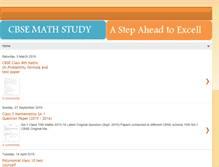 Tablet Screenshot of cbsemathstudy.blogspot.com