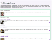 Tablet Screenshot of fashion-geekness.blogspot.com