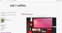 Desktop Screenshot of cat-i-ushka.blogspot.com