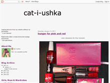 Tablet Screenshot of cat-i-ushka.blogspot.com