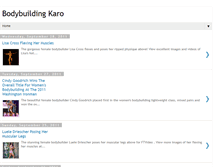 Tablet Screenshot of bodybuildingkaro.blogspot.com