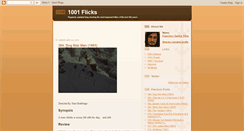 Desktop Screenshot of 1001flicks.blogspot.com