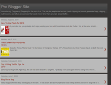 Tablet Screenshot of probloggersite.blogspot.com