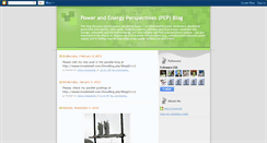 Desktop Screenshot of powerandenergyblog.blogspot.com