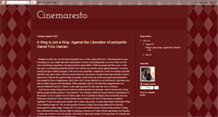 Desktop Screenshot of cinemaresto.blogspot.com