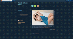 Desktop Screenshot of i-fan-di-milena-velba.blogspot.com