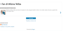 Tablet Screenshot of i-fan-di-milena-velba.blogspot.com