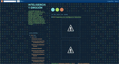 Desktop Screenshot of inteligenciayemocion.blogspot.com