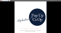 Desktop Screenshot of pop-up-co-op.blogspot.com