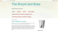 Desktop Screenshot of broomandbrew.blogspot.com