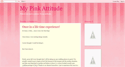 Desktop Screenshot of my-pink-attitude.blogspot.com