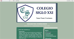 Desktop Screenshot of colegiosiglo21st.blogspot.com