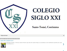 Tablet Screenshot of colegiosiglo21st.blogspot.com
