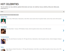 Tablet Screenshot of hotcelecollection.blogspot.com