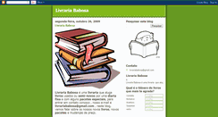 Desktop Screenshot of livrariababosa.blogspot.com