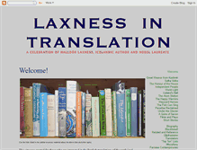 Tablet Screenshot of laxnessintranslation.blogspot.com