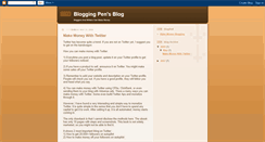 Desktop Screenshot of bloggingpen.blogspot.com