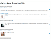 Tablet Screenshot of marionglassseniorfolio.blogspot.com