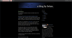 Desktop Screenshot of fromthemindofbrian.blogspot.com