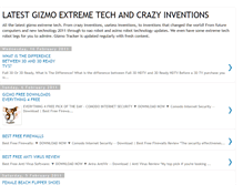 Tablet Screenshot of gizmotracker.blogspot.com