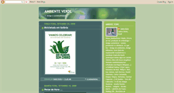 Desktop Screenshot of ambiente-verde.blogspot.com