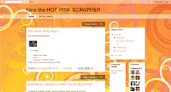 Desktop Screenshot of nina-hotpinkscrapper.blogspot.com