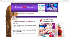 Desktop Screenshot of nutritionistcluj.blogspot.com