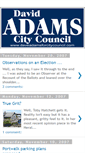 Mobile Screenshot of daveadamsforcitycouncil.blogspot.com