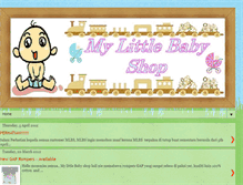 Tablet Screenshot of mylilbabyshop.blogspot.com