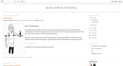 Desktop Screenshot of manadhinthedal.blogspot.com