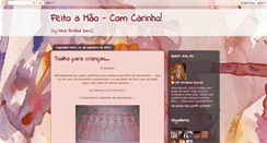 Desktop Screenshot of feitoamao-comcarinho.blogspot.com