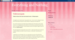Desktop Screenshot of itsabouteverythingbutnothing.blogspot.com