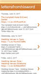 Mobile Screenshot of lettersfromhisword.blogspot.com