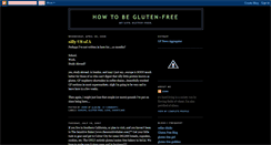 Desktop Screenshot of howtobegluten-free.blogspot.com