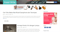 Desktop Screenshot of koppiwrite.blogspot.com