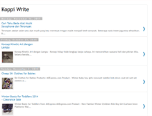 Tablet Screenshot of koppiwrite.blogspot.com